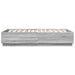Cadru de pat cu lumini LED gri sonoma 140x200 cm lemn prelucrat - WALTI WALTI