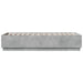 Cadru de pat cu lumini LED gri beton 100x200 cm, lemn prelucrat - WALTI WALTI