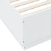 Cadru de pat cu lumini LED, alb, 90x200 cm, lemn prelucrat - WALTI WALTI