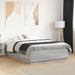 Cadru de pat cu LED, gri sonoma, 135x190 cm, lemn prelucrat - WALTI WALTI