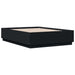 Cadru de pat cu lumini LED, negru, 120x190 cm, lemn prelucrat - WALTI WALTI