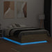 Cadru de pat cu LED stejar sonoma 120x190 cm lemn prelucrat - WALTI WALTI