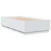 Cadru de pat cu lumini LED, alb, 90x190 cm, lemn prelucrat - WALTI WALTI