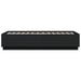 Cadru de pat cu lumini LED, negru, 90x190 cm, lemn prelucrat - WALTI WALTI