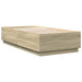 Cadru de pat cu LED, stejar sonoma, 90x190 cm, lemn prelucrat - WALTI WALTI