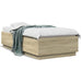 Cadru de pat cu LED, stejar sonoma, 90x190 cm, lemn prelucrat - WALTI WALTI