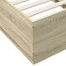 Cadru de pat cu LED, stejar sonoma, 90x190 cm, lemn prelucrat - WALTI WALTI