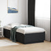 Cadru de pat cu LED, negru, 75x190 cm, lemn prelucrat - WALTI WALTI