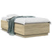 Cadru de pat cu LED stejar sonoma 75x190 cm lemn prelucrat - WALTI WALTI