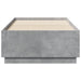 Cadru de pat cu LED, gri beton, 75x190 cm, lemn prelucrat - WALTI WALTI