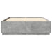 Cadru de pat, gri beton, 150x200 cm, lemn prelucrat - WALTI WALTI