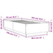 Cadru de pat, gri beton, 90x200 cm, lemn prelucrat - WALTI WALTI
