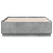 Cadru de pat, gri beton, 135x190 cm, lemn prelucrat - WALTI WALTI