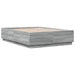 Cadru de pat, gri sonoma, 135x190 cm, lemn prelucrat - WALTI WALTI