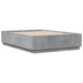 Cadru de pat, gri beton, 120x190 cm, lemn prelucrat - WALTI WALTI