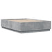 Cadru de pat, gri beton, 120x190 cm, lemn prelucrat - WALTI WALTI