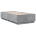 Cadru de pat, gri beton, 90x190 cm, lemn prelucrat - WALTI WALTI