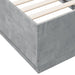 Cadru de pat, gri beton, 75x190 cm, lemn prelucrat - WALTI WALTI