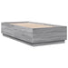 Cadru de pat, gri sonoma, 75x190 cm, lemn prelucrat - WALTI WALTI