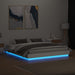 Cadru de pat cu lumini LED, alb, 200x200 cm - WALTI WALTI