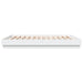 Cadru de pat cu lumini LED, alb, 200x200 cm - WALTI WALTI