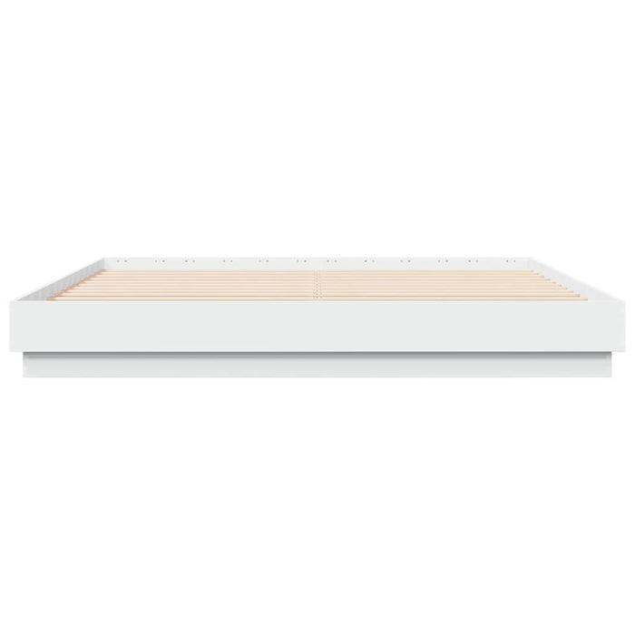 Cadru de pat cu lumini LED, alb, 180x200 cm - WALTI WALTI