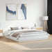 Cadru de pat cu lumini LED, alb, 180x200 cm - WALTI WALTI