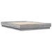 Cadru de pat cu lumini LED, gri sonoma, 160x200 cm - WALTI WALTI
