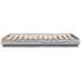 Cadru de pat cu lumini LED, gri sonoma, 160x200 cm - WALTI WALTI
