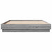 Cadru de pat cu lumini LED, gri sonoma, 150x200 cm - WALTI WALTI