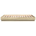 Cadru de pat cu lumini LED, stejar sonoma, 135x190 cm - WALTI WALTI