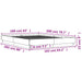 Cadru de pat, alb, 160x200 cm, lemn prelucrat - WALTI WALTI