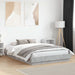 Cadru de pat, gri beton, 150x200 cm, lemn prelucrat - WALTI WALTI