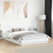 Cadru de pat, alb, 140x190 cm, lemn prelucrat - WALTI WALTI