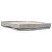 Cadru de pat, gri beton, 135x190 cm, lemn prelucrat - WALTI WALTI