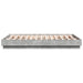 Cadru de pat, gri beton, 135x190 cm, lemn prelucrat - WALTI WALTI
