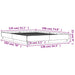 Cadru de pat, gri sonoma, 135x190 cm, lemn prelucrat - WALTI WALTI