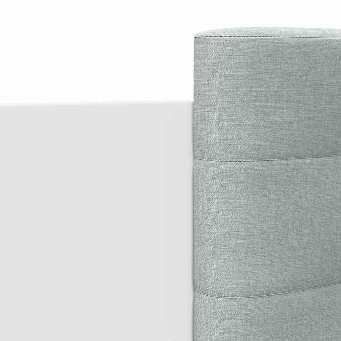 Cadru de pat cu tăblie și lumini LED, alb, 75x190 cm - WALTI WALTI