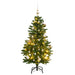 Brad Crăciun artificial articulat cu 150 LED-uri/globuri 150 cm - WALTI WALTI