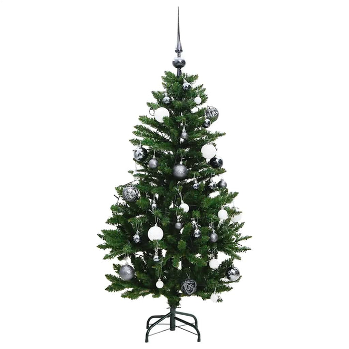 Brad Crăciun artificial articulat cu 150 LED-uri/globuri 150 cm - WALTI WALTI