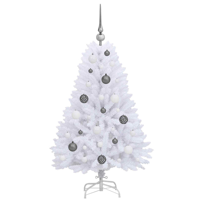 Brad de Crăciun artificial Alb 68 x 68 x 120 cm PVC și Metal - WALTI WALTI