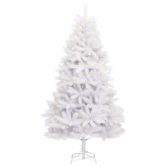 Brad de Crăciun artificial cu 300 LED Alb 180 cm PVC și Metal - WALTI WALTI