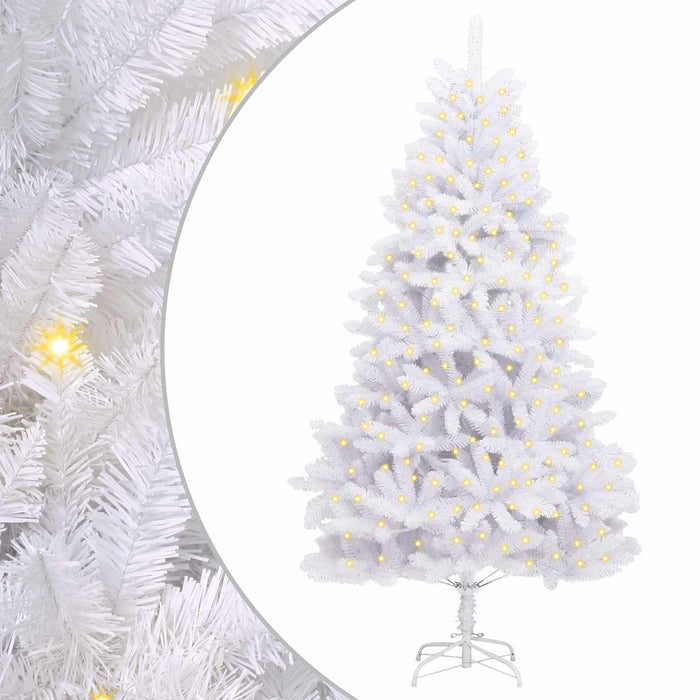 Brad de Crăciun artificial cu 300 LED Alb 270 cm PVC și Metal - WALTI WALTI