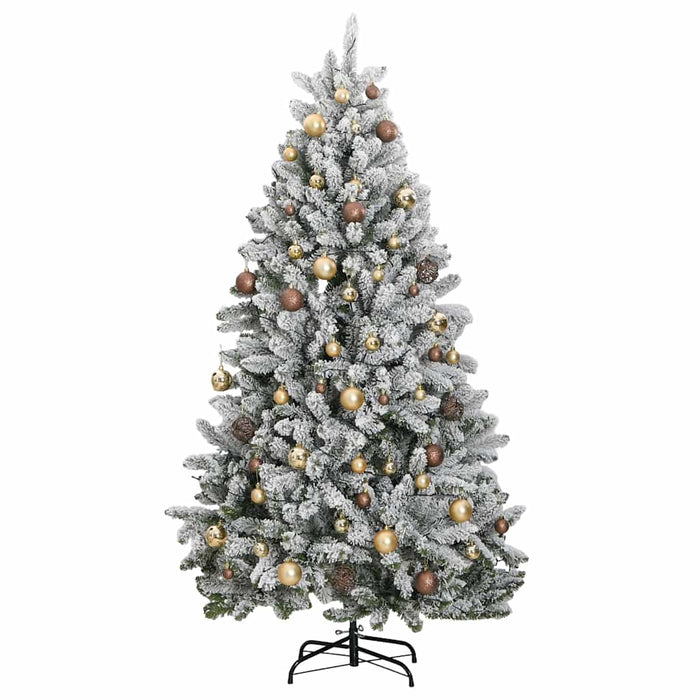 Brad Crăciun artificial articulat cu 300 LED-uri/globuri 180 cm - WALTI WALTI
