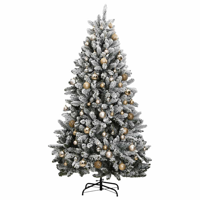 Brad Crăciun artificial articulat cu 300 LED-uri/globuri 300 cm WALTI