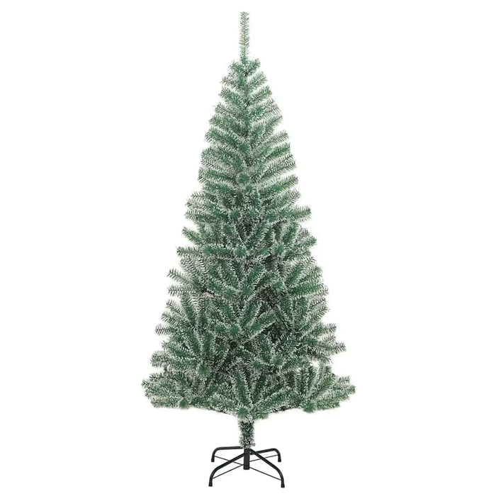 Brad Crăciun artificial, 300 LED/globuri/zăpadă pufoasă, 180 cm WALTI