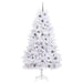 Brad de Crăciun artificial Alb 106 x 106 x 210 cm PVC și Metal - WALTI WALTI