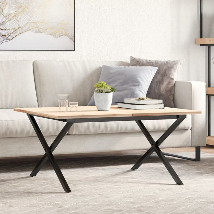 Picioare Măsuță de cafea X-Frame 80x70x43 cm Fontă - WALTI WALTI