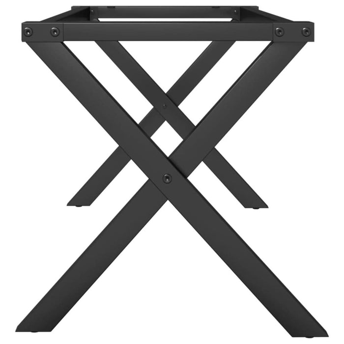 Picioare Măsuță de cafea X-Frame 80x40x43 cm Fontă - WALTI WALTI