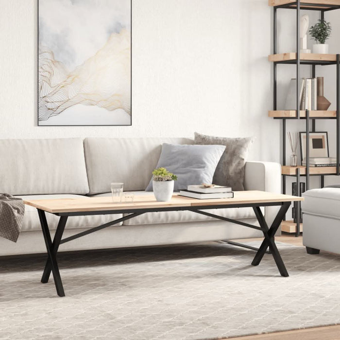 Picioare Măsuță de cafea X-Frame 140x30x43 cm Fontă - WALTI WALTI
